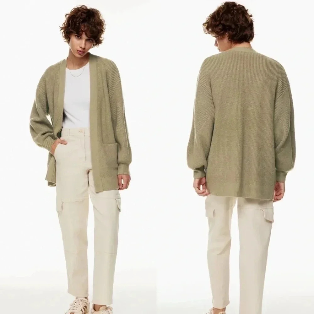 Wilfred Free Unwind Cardigan 100% Merino Wool Size XS